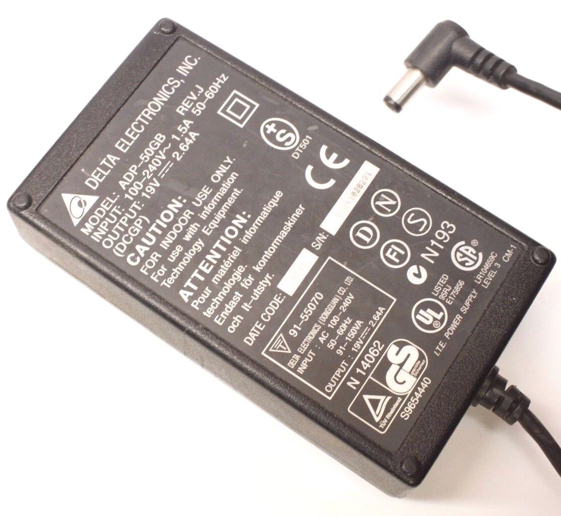 *Brand NEW*Genuine OEM Delta ADP-50GB Output 19V 2.64A AC DC Adapter Charger Power Supply